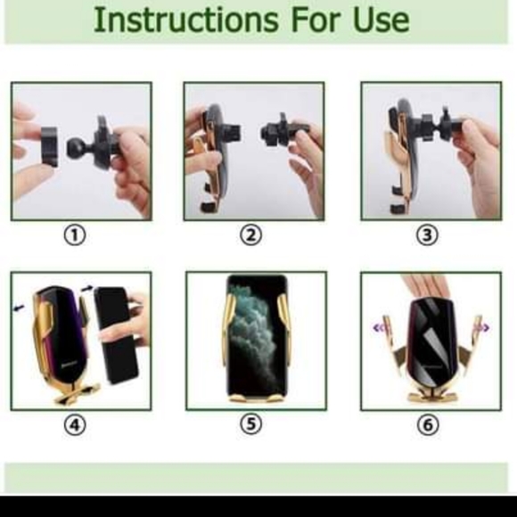 Infrared sensor Wireless Car Mobile Phone Charger - Picture 2 of 5